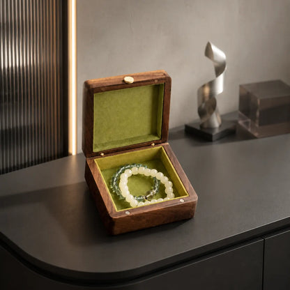 Gemkeepery Vintage Wooden Jewelry Box