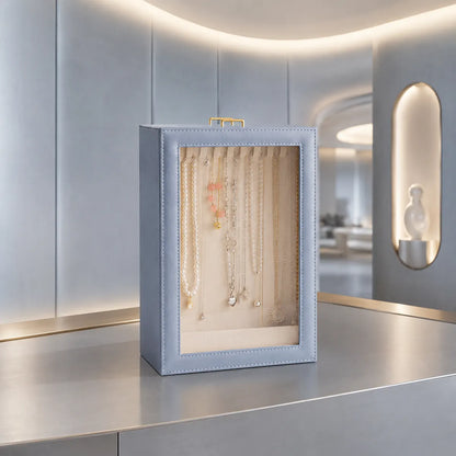 Gemkeepery Vertical Necklace Organizer Box